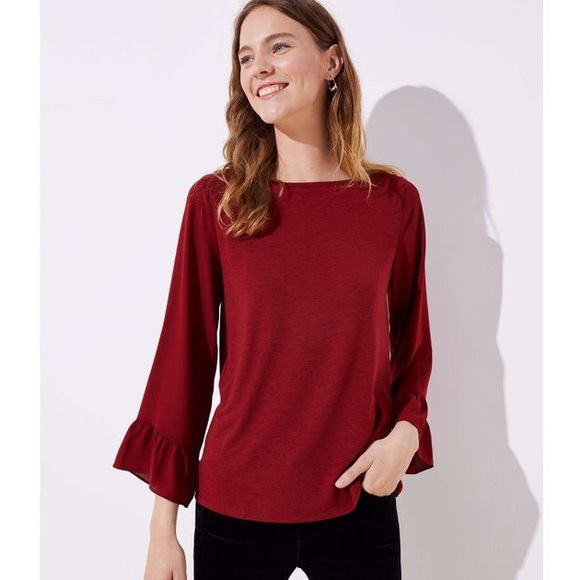 LOFT Tops - LOFT Bell Sleeve Top